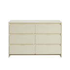 Akka - Commode 6 Tiroirs - Beige