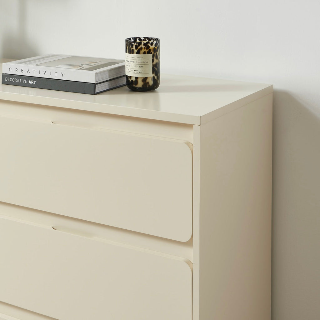 Akka - Commode 6 Tiroirs - Beige