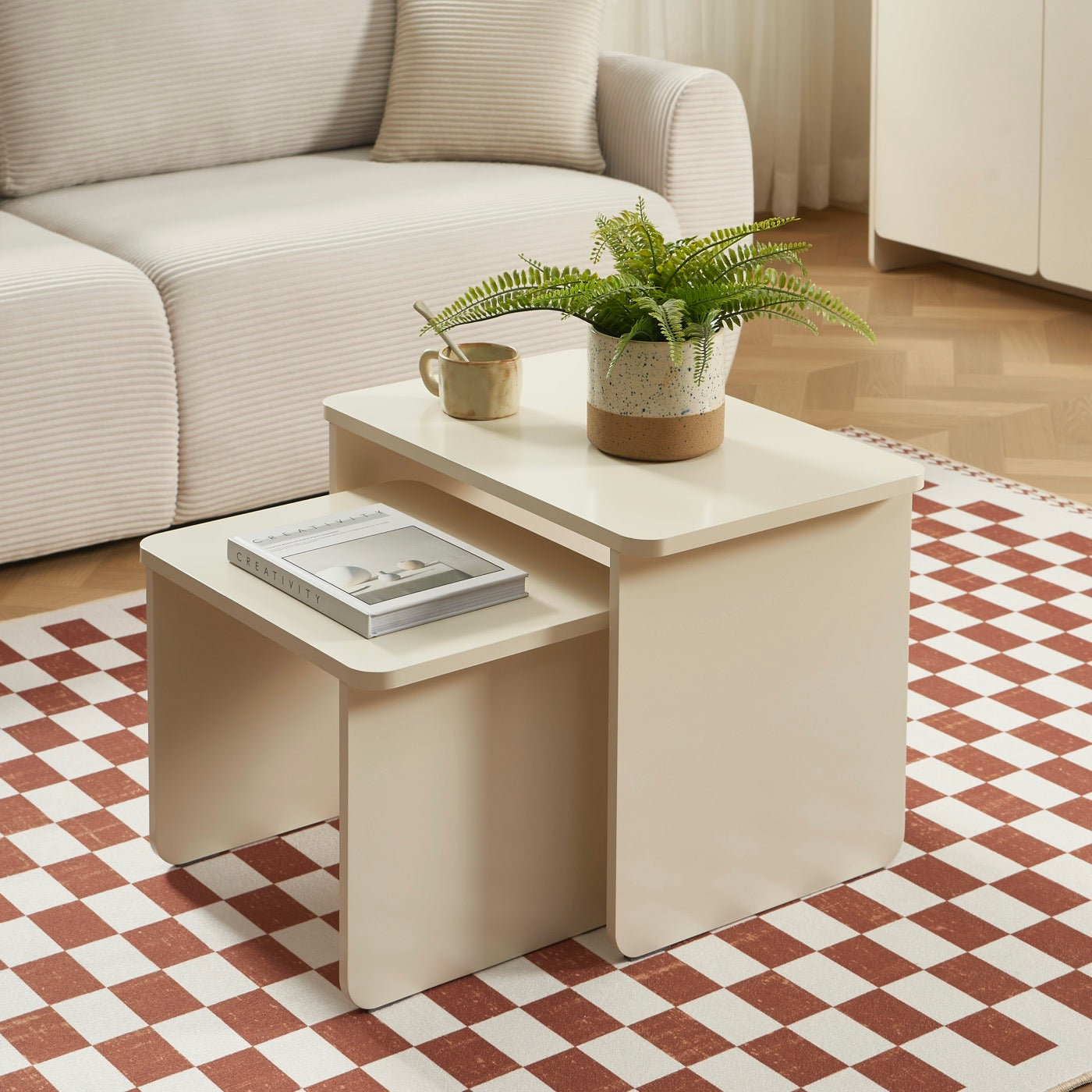 Akka - Tables Basses Gigognes - Beige