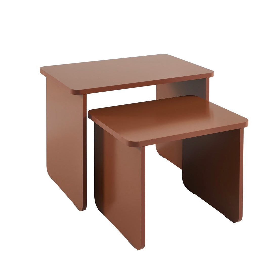 Akka - Tables Basses Gigognes - Marron Chocolat