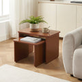 Akka - Tables Basses Gigognes - Marron Chocolat