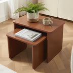 Akka - Tables Basses Gigognes - Marron Chocolat