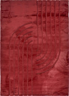 Alaska - Tapis D'Intérieur - Polyester - Rouge