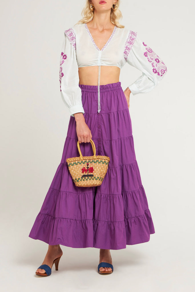 Crop-Top Alani - Aqua