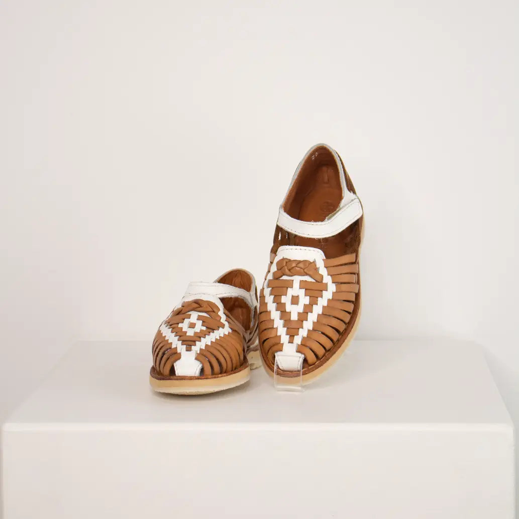 Huaraches Alegria - Camel Blanc