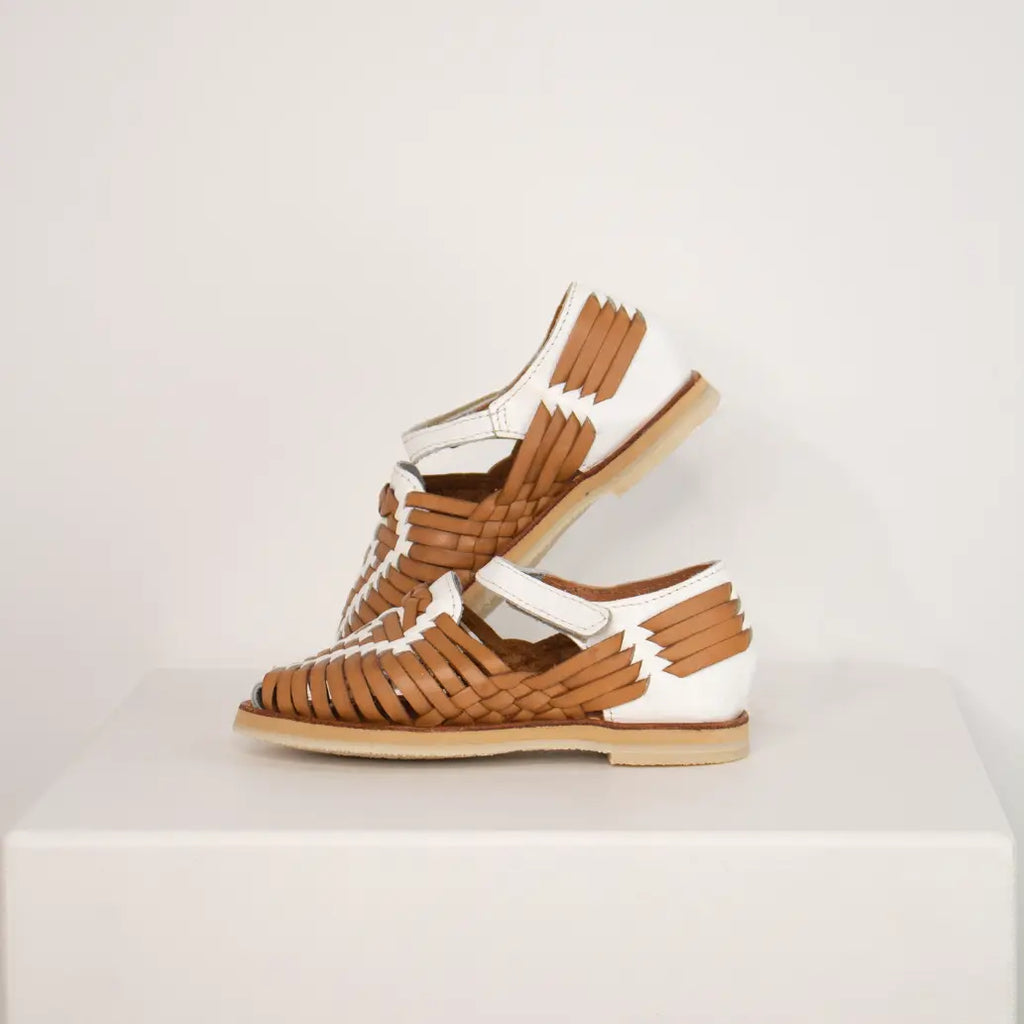 Huaraches Alegria - Camel Blanc