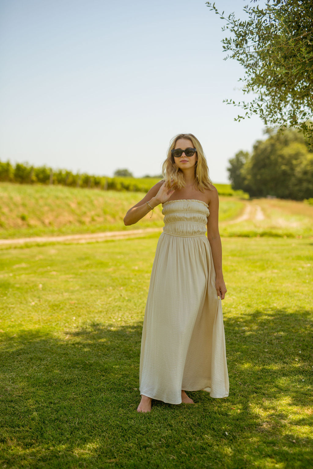 Robe Isabella Beige