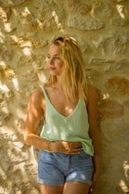 Top Aurore Vert D'Eau