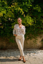 Jean Mom Fit Yuna Beige