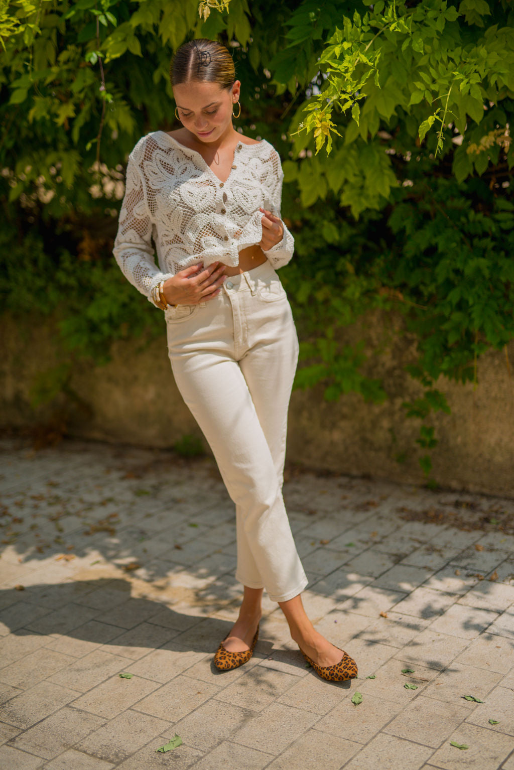Jean Mom Fit Yuna Beige