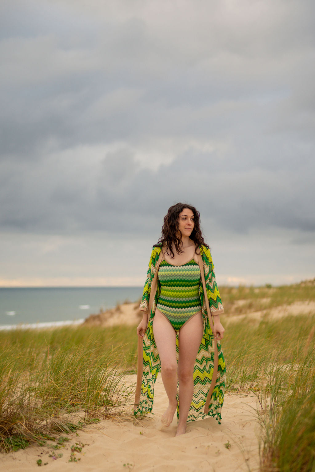 Kimono Palma Vert