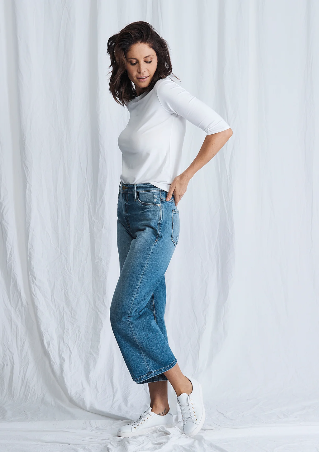 Pantalon Ali Wide Crop - Rossum 1Year