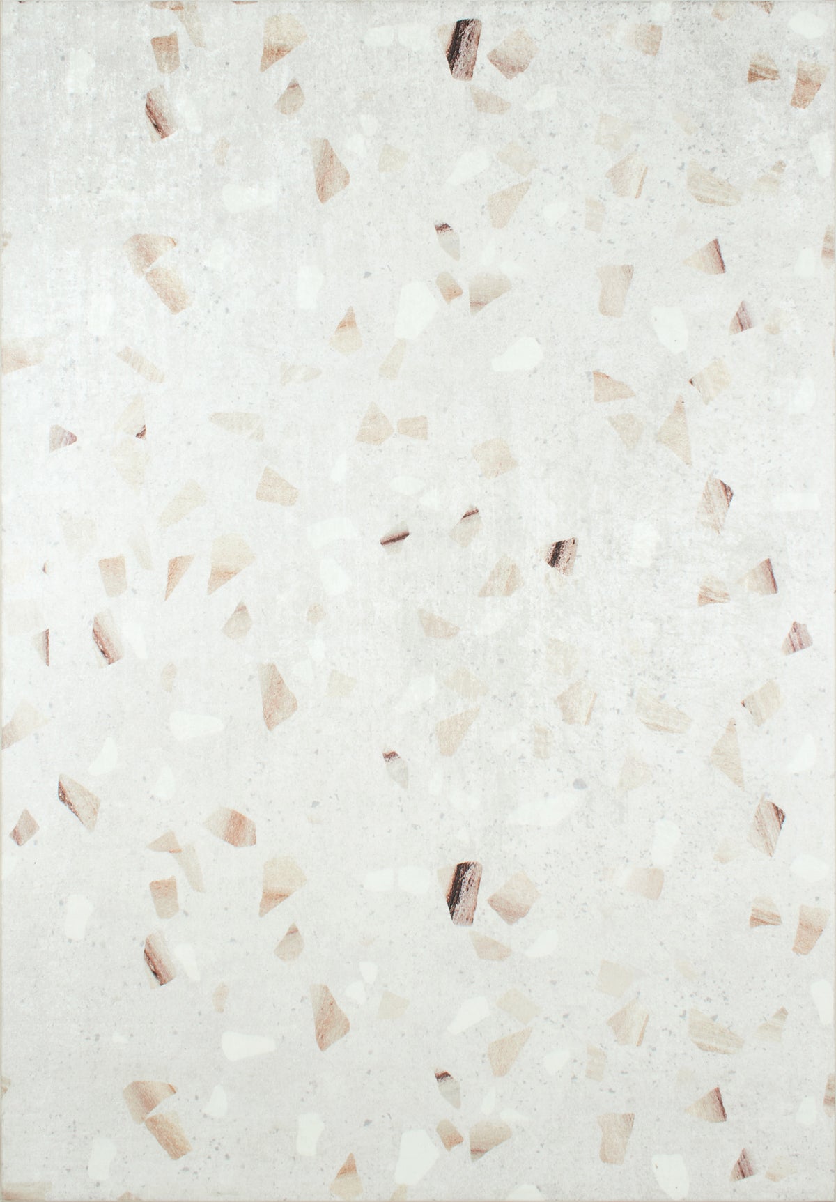 Almafie - Tapis De Salle De Bain D'Intérieur - Polyester Imprimé - Creme