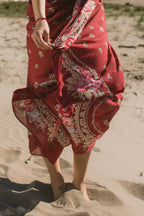 Foulard Alma - Bordeaux