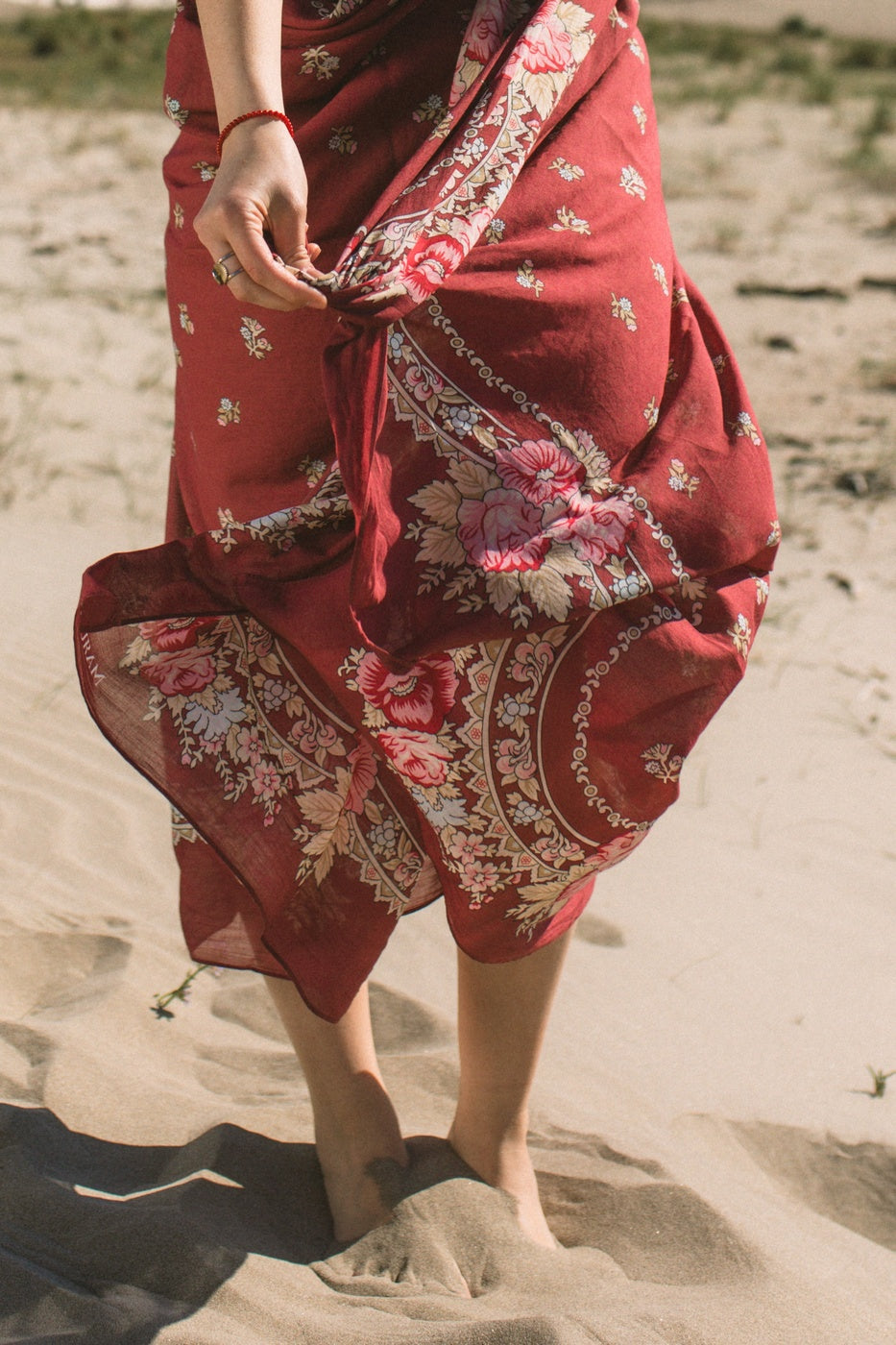 Foulard Alma - Bordeaux