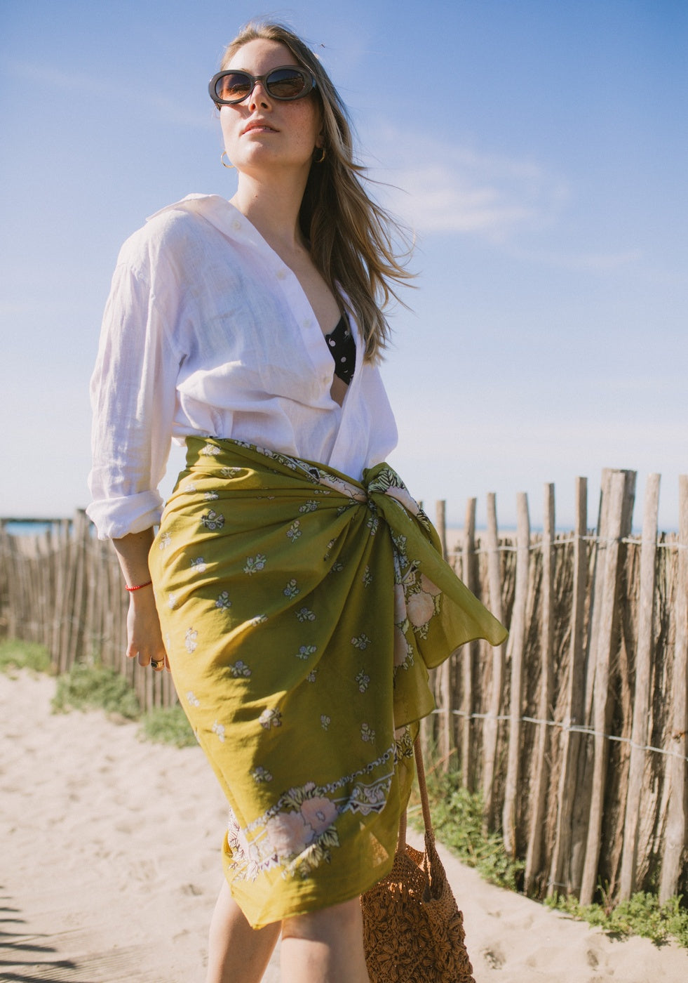 Foulard Alma - Vert