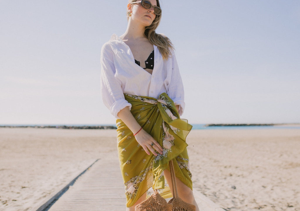Foulard Alma - Vert
