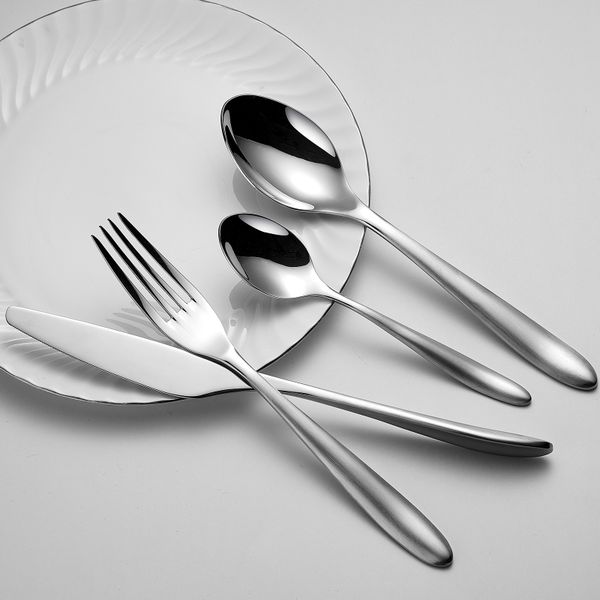 Ménagere 24 Pièces - Acier Inoxydable - Inox Finition Miroir Poli