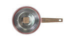 Sauteuse 28cm Avec Couvercle + Panier - Aluminium Forgé - Revêtement Céramique - Rose