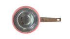 Sauteuse 28cm Avec Couvercle + Panier - Aluminium Forgé - Revêtement Céramique - Rose