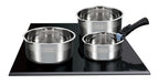Set 3 Casseroles 16/18/20cm - Acier Inoxydable - Inox