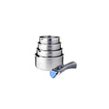 Set 4 Casseroles 14/16/18/20cm - Acier Inoxydable - Inox