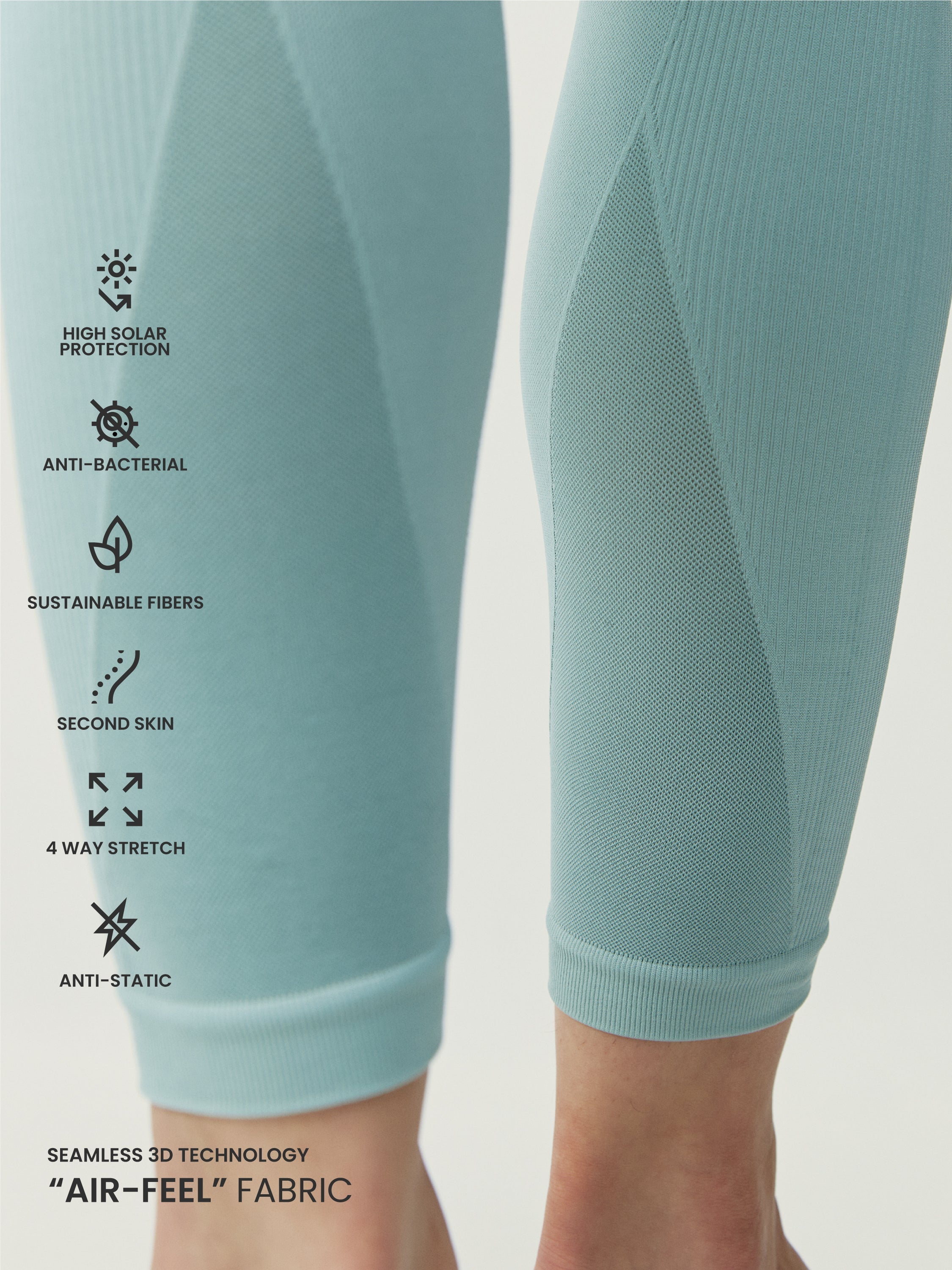 Legging Amal - Vieux Vert - Femme