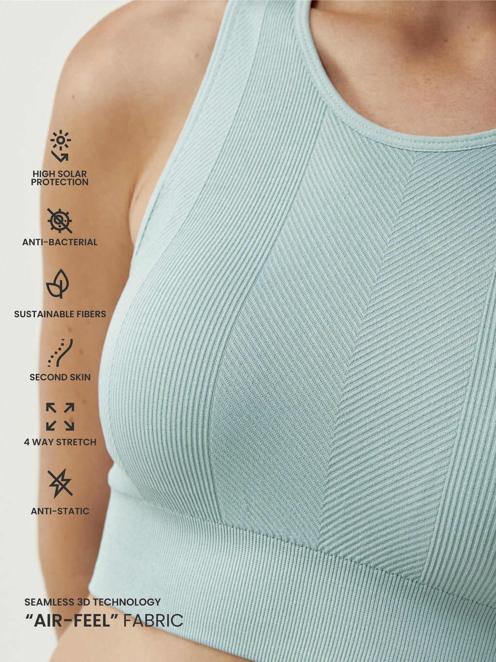 Top Amal Old Green - Femme