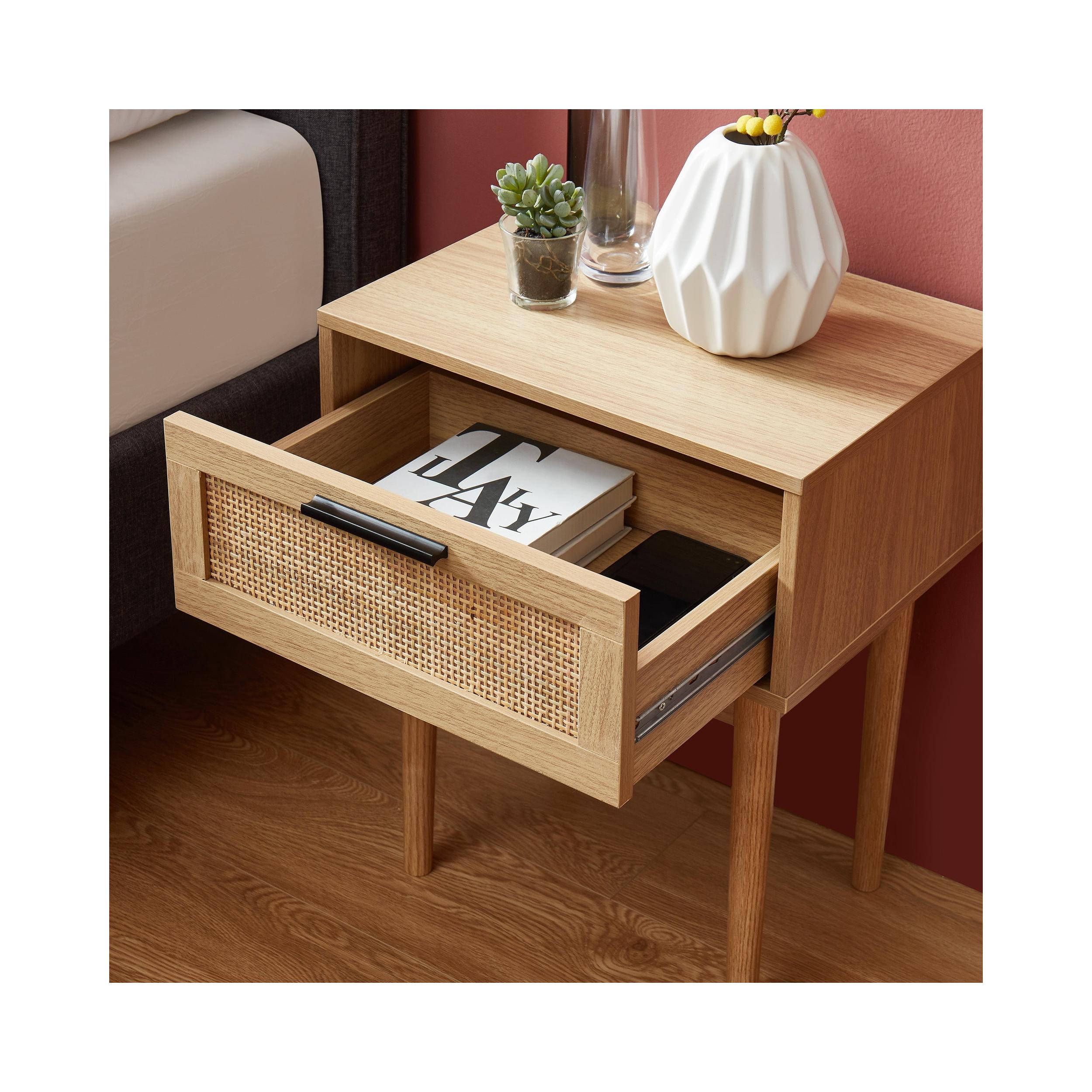 Amana - Table De Chevet - Cannage Rotin