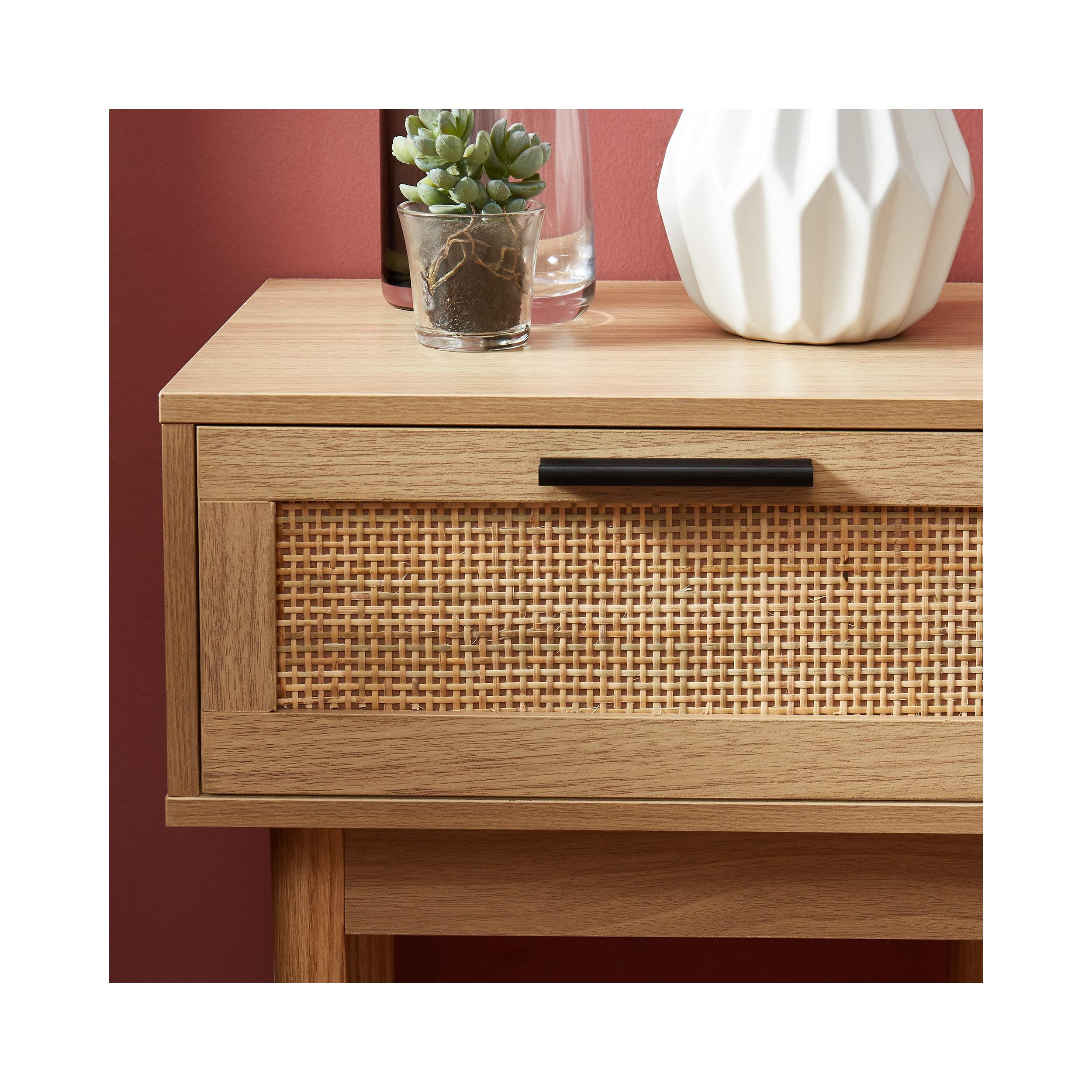Amana - Table De Chevet - Cannage Rotin