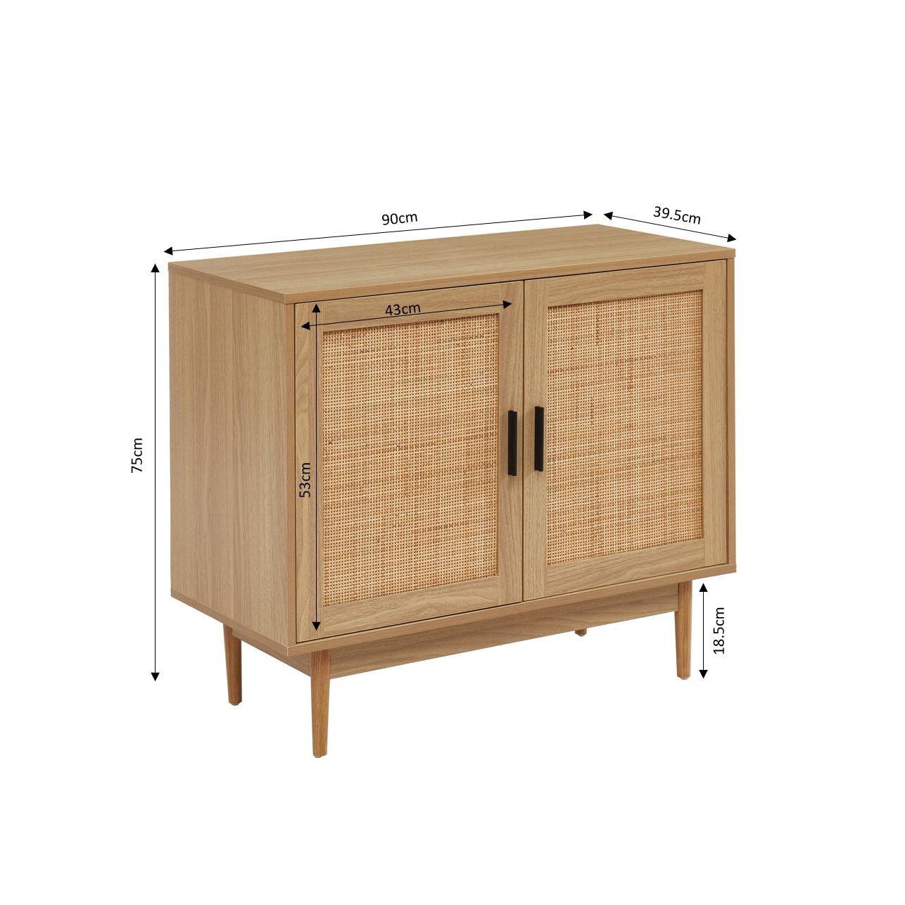 Amana - Buffet 2 Portes - Cannage Rotin