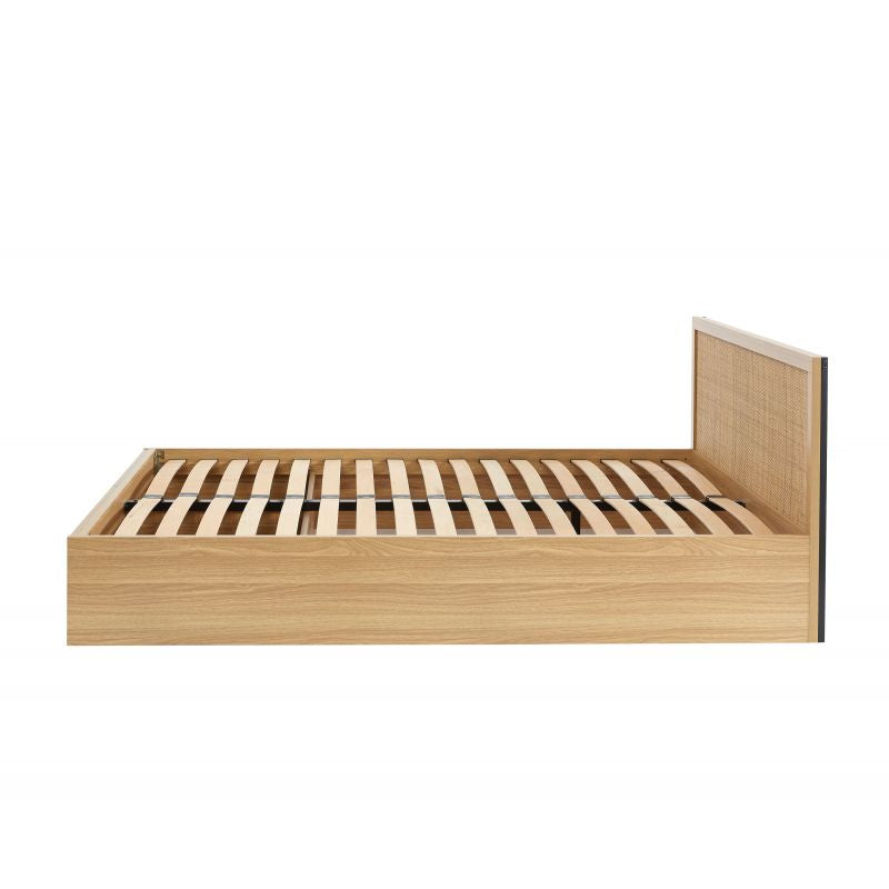 Amana - Lit À Tiroirs - Cannage Rotin