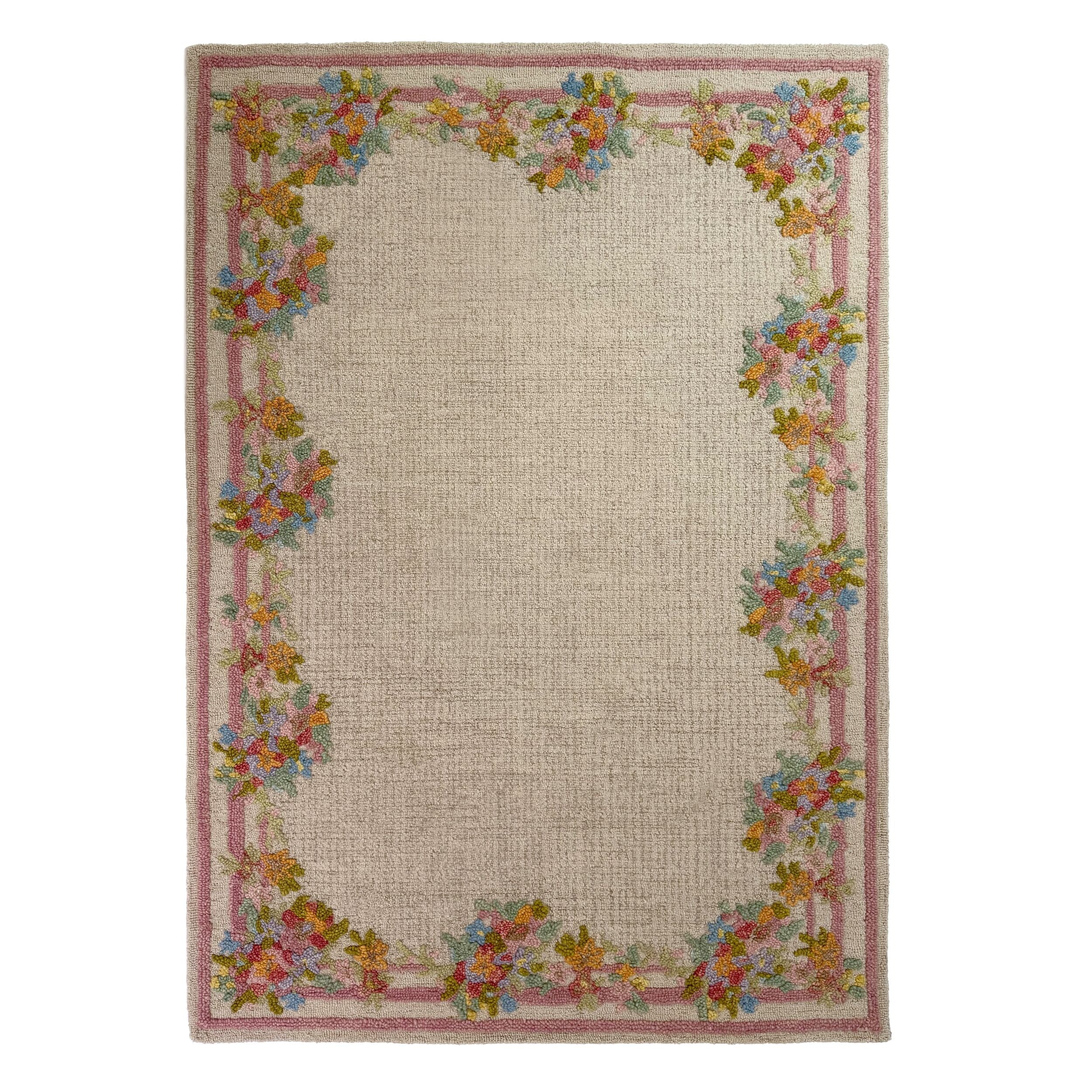 Elise Floral - Tapis En Laine