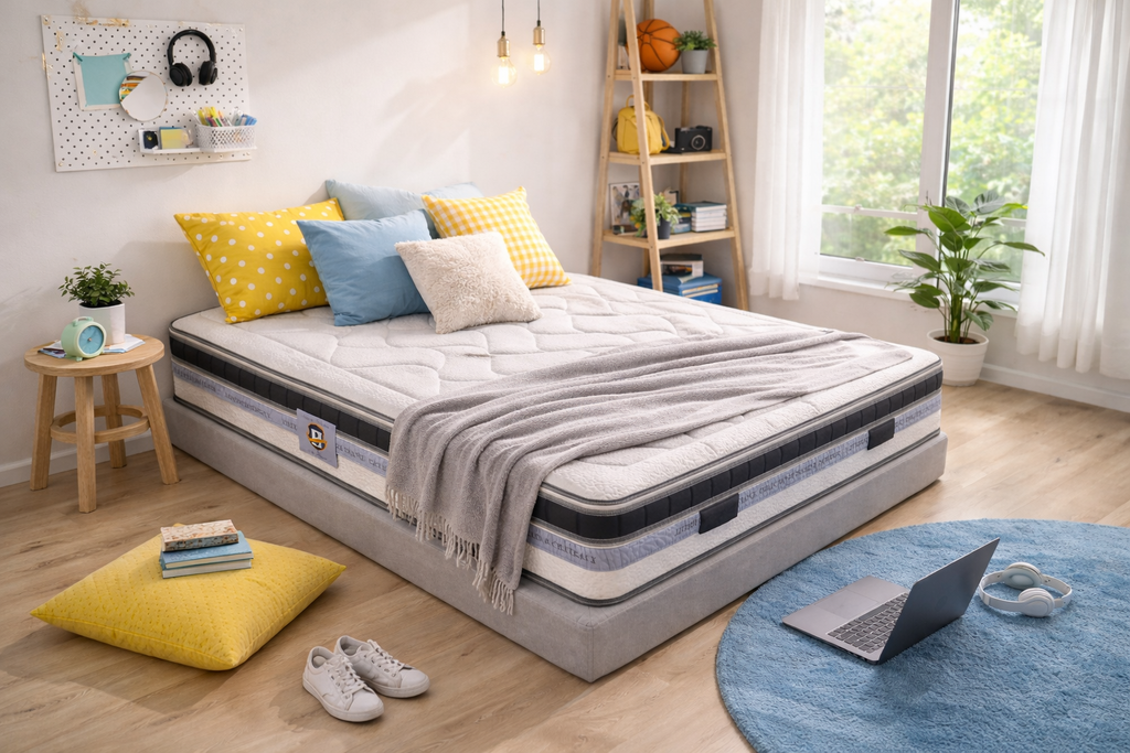 Cheverny - Matelas - Blanc/Gris