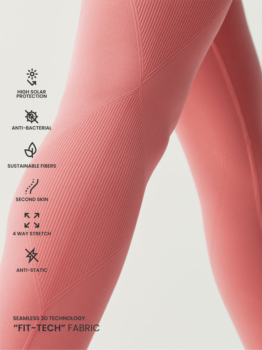 Legging Ambra - Pêche Rose - Femme