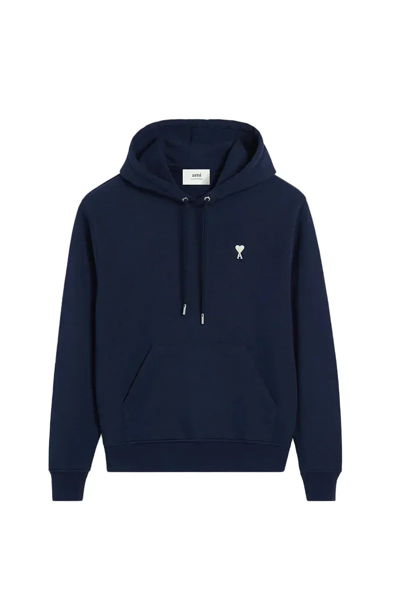 Ami Paris - Hoodie Ami De Coeur – Bleu Blanc