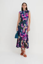 Robe Anabel Monet Bleu