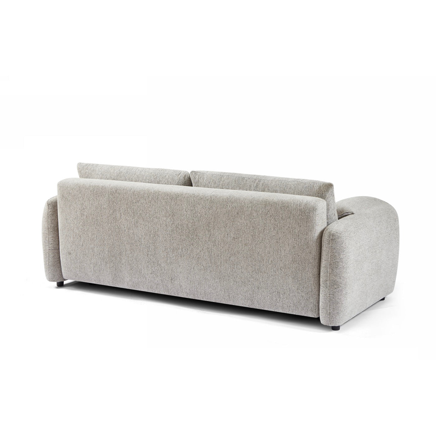 Angea - Canapé Droit Convertible 3 Places - Beige
