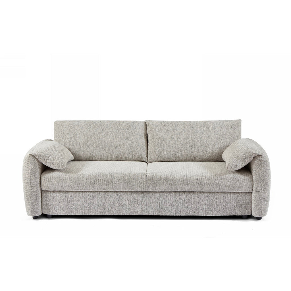 Angea - Canapé Droit Convertible 3 Places - Beige