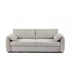 Angea - Canapé Droit Convertible 3 Places - Beige