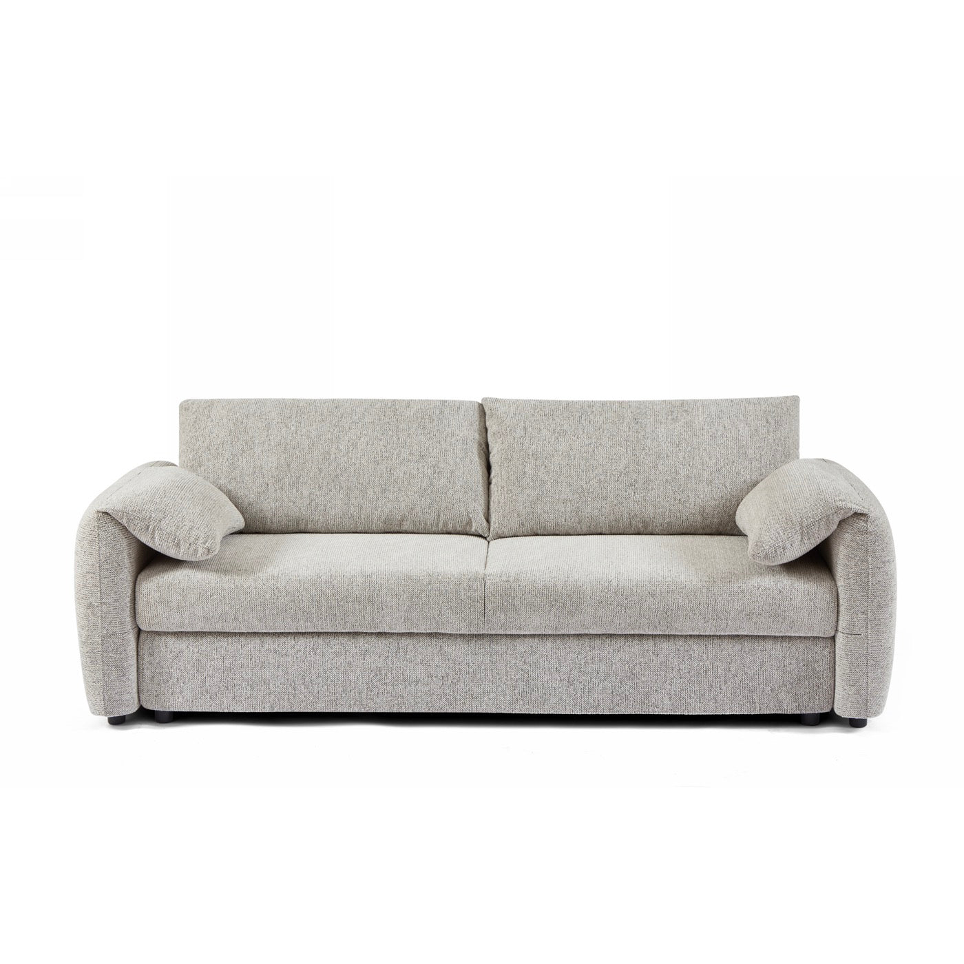 Angea - Canapé Droit Convertible 3 Places - Beige