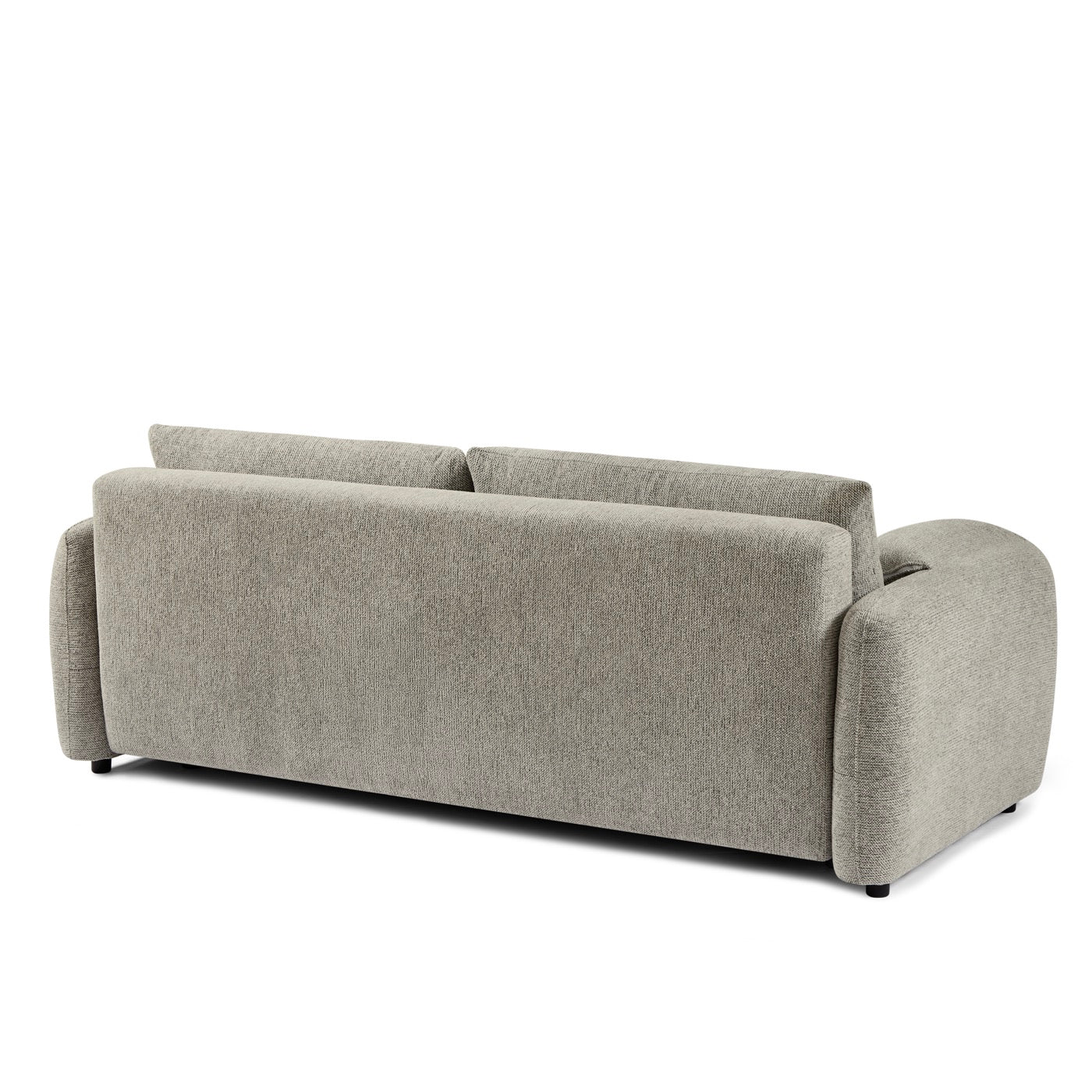 Angea - Canapé Droit Convertible 3 Places - Taupe