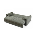 Angea - Canapé Droit Convertible 3 Places - Vert
