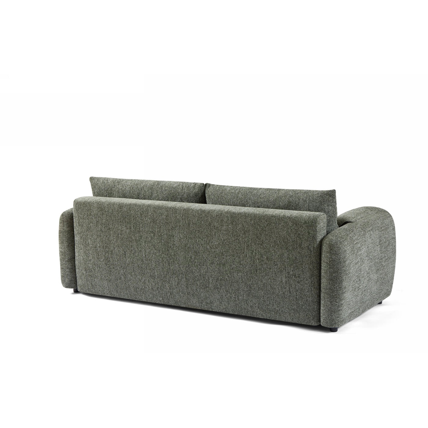Angea - Canapé Droit Convertible 3 Places - Vert