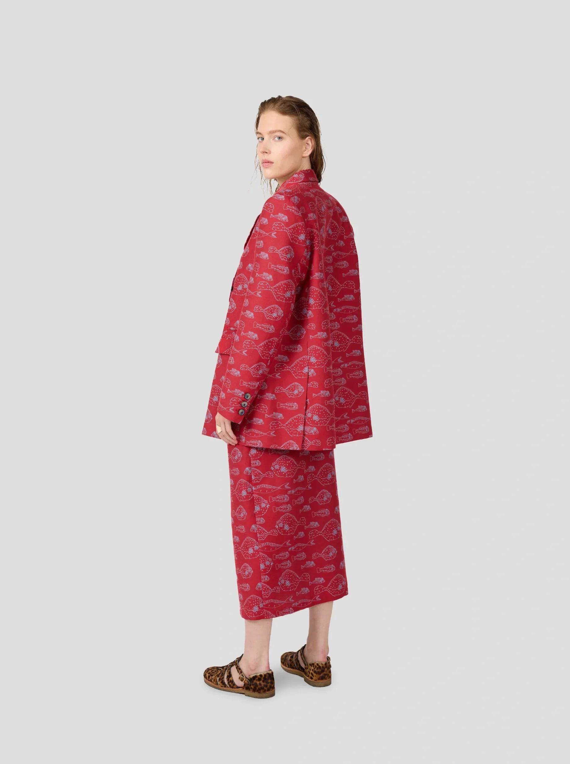 Blazer Angus En Tissage Aquarium