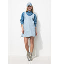 Robe-salopette en Jean Rayé - Multicolore Raye