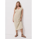 Robe-pull Pailletée Femme - Naturel Uni Clair