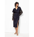 Robe Midi Éco-conçue - Bleu Uni Fonce