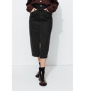 Jupe Midi en Jean Femme - Jeans Uni Fonce