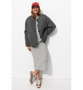 Jupe Midi à Carreaux Femme - Multicolore Carreaux